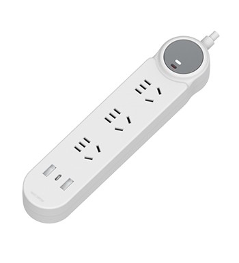 总控3位+3*USB 2.4A, 带过载掩护