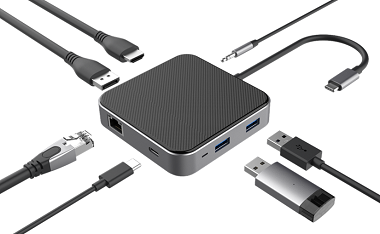 CD-131C 7 in 1 USB4 MST HUB MST扩大坞